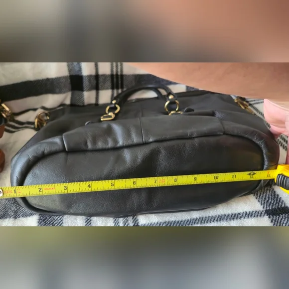 Coach Vintage  Juliette Black Leather  Bag - Picture 4 of 16